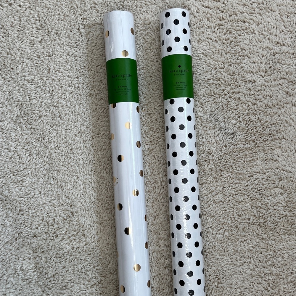 NEW Kate Spade New York Wrapping Paper Rolls - 2 Pack - Picture 11 of 12